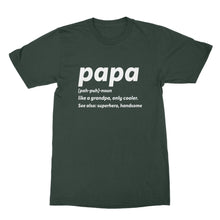 Papa Grandpa Shirt Papa Like A Grandpa Only Cooler Funny Grandfather Shirt