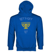 Lets Get Lit Sweater Hanukkah Chanukah Hoodie Funny Jewish Hoodie