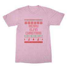 Merry Elfin Christmas Tshirt Shirt Christmas Pun Shirts