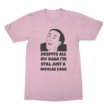 Nic Cage Shirt  Despite All My Rage Nicolas Cage Shirt