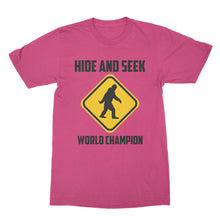 Funny Sasquatch Tshirt Hide and Seek Champion Shirt Bigfoot