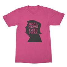 Real News Fake President Shirt Anti Donald Trump Tshirt Clothing