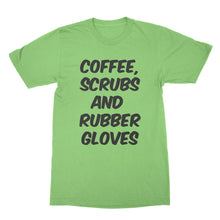 Coffee Scrubs and Rubber Gloves Shirt Funny Nurse Shirts