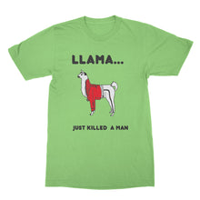 Llama Just Killed a Man Tshirt Freddie Mercury Llama T Shirt