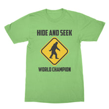 Funny Sasquatch Tshirt Hide and Seek Champion Shirt Bigfoot