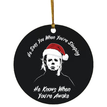 Michael Myers Christmas Ornaments Michael Myers Xmas Ornament for Tree Funny Michael Myers Ornament