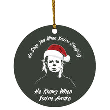 Michael Myers Christmas Ornaments Michael Myers Xmas Ornament for Tree Funny Michael Myers Ornament