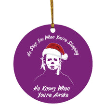 Michael Myers Christmas Ornaments Michael Myers Xmas Ornament for Tree Funny Michael Myers Ornament