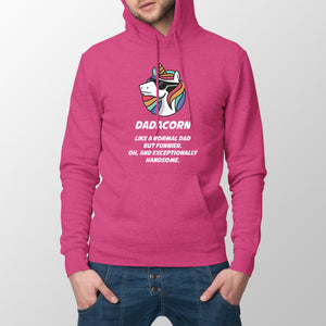 Dadacorn Hoodie Fathers Day Unicorn Hoodie