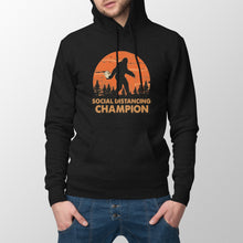 Social Distancing Champion Hoodie Bigfoot Social Distancing Champion Hoodie