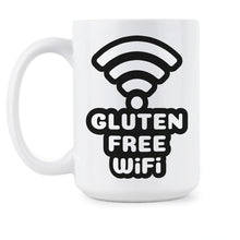 Gluten Free Wifi Mug Internet Coffee Mug Funny Mugs with Sayings