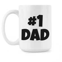 Number One Dad Mug #1 Dad Coffee Mug Best Dad Ever Cup