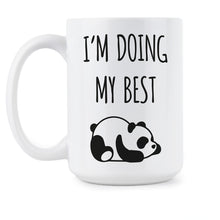 Funny Unicorn Coffee Mug Gifts Im Doing My Best Mug