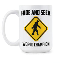 Sasquatch Coffee Mug Hide and Seek Champion Mug