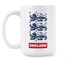 England Three Lions Mug England Football Mug England Soccer Lions Mug