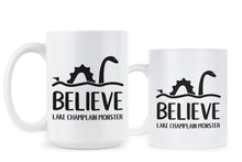 Lake Champlain Monster Coffee Mug Lake Champlain BELIEVE