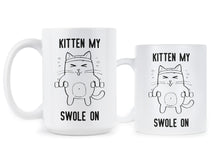 Funny Kitten Coffee Mugs Kitten My Swole On Cats Coffee Mug