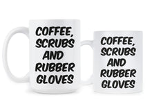 Nurse Coffee Cup Mug Coffee Scrubs and Rubber Gloves Mug Cute