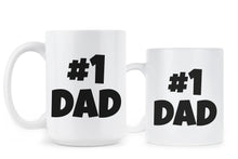 Number One Dad Mug #1 Dad Coffee Mug Best Dad Ever Cup