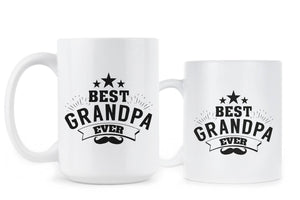 Best Grandpa Ever Coffee Mug Grandfather Mug Cup for Grandpa