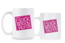 Back and Body Hurts Mug Funny Workout Mug Gym Coffee Mugs