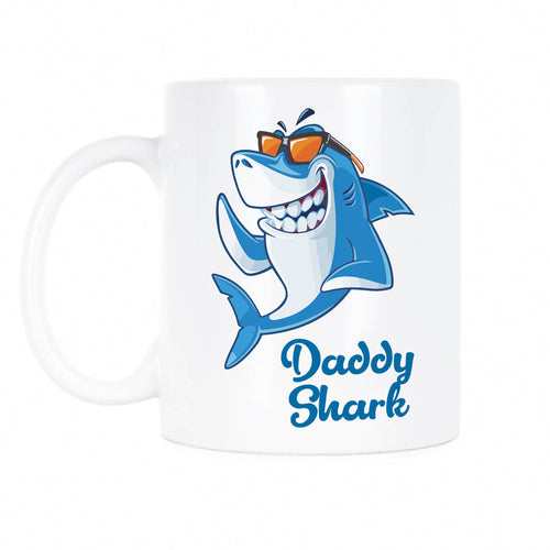 Daddy Shark Mug Fathers Day Coffee Mug Papa Coffee Mug