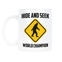 Sasquatch Coffee Mug Hide and Seek Champion Mug