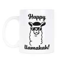 Happy Llamakah Coffee Mug Funny Llama Coffee Mugs