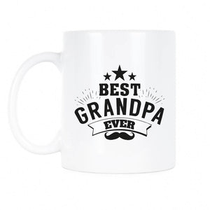 Best Grandpa Ever Coffee Mug Grandfather Mug Cup for Grandpa