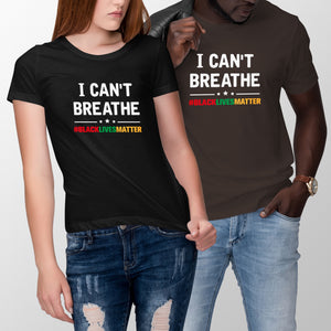 I Cant Breathe T Shirt Justice for George Floyd I Cant Breathe BLM Shirt