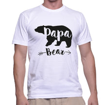 Papa Bear Tee Father Clothing Mommy Shirt Fathers Day Gift for Dad TShirt