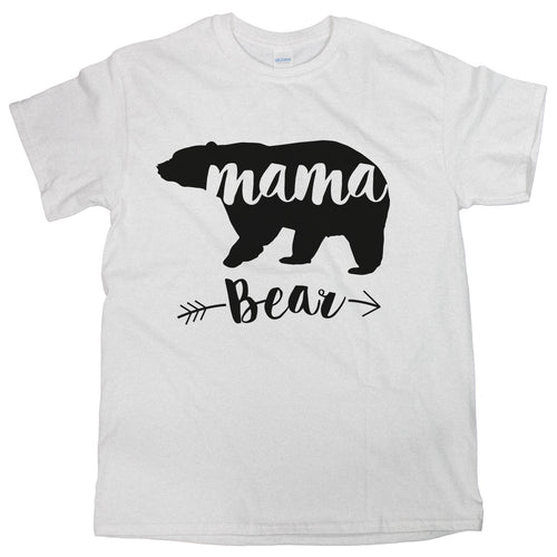 Mama Bear Tee Mother Clothing Mommy Shirt Mothers Day Gift for Mom TShirt