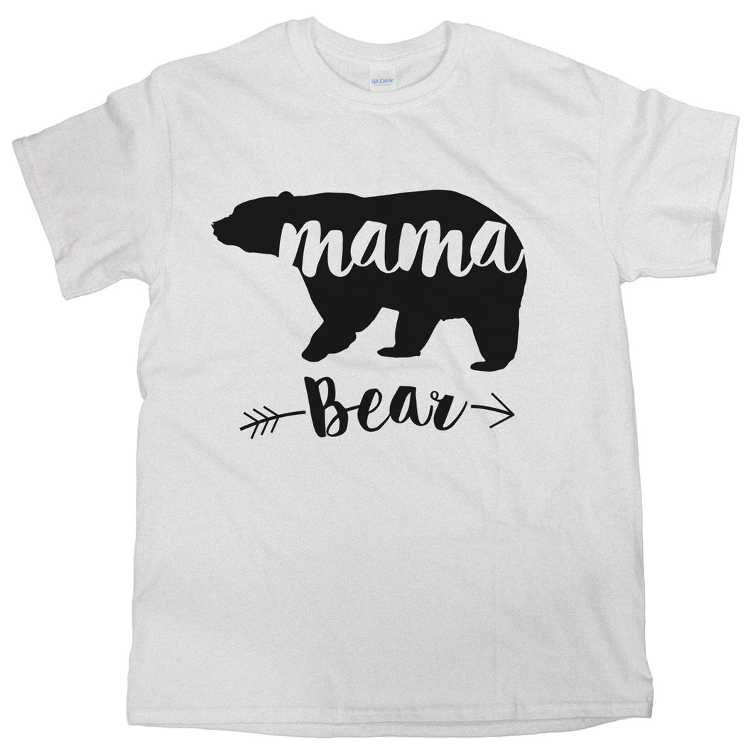 Mama Bear Tee Mother Clothing Mommy Shirt Mothers Day Gift for Mom TShirt