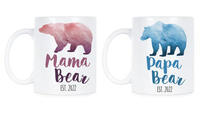 Papa and Mama Bear 2022 MUG SET