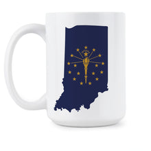 Indiana Coffee Mug State of Indiana Mugs Indiana Pride Gift Cup Hoosier State
