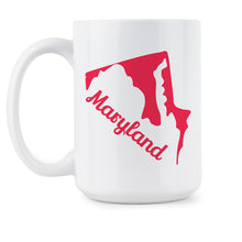 Maryland Coffee Mug State of Maryland Mugs Maryland Pride Gift Cup Old Line State Gifts