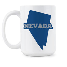Nevada Coffee Mug State of Nevada Mugs Nevada Pride Gift Cup The Silver State