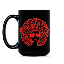 Strong Black Woman Gifts Black Lives Matter Mug Afro Word Art Strong Black Woman