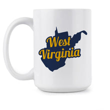 West Virginia Coffee Mug State of West Virginia Mugs West Virginia Pride Gift Mountain State