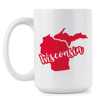 Wisconsin Coffee Mug State of Wisconsin Mugs Wisconsin Pride Gift The Badger State