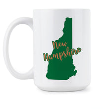 New Hampshire Coffee Mug State of New Hampshire Mugs Granite State Pride Gift Cup Live Free or Die