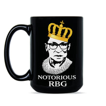 Notorious RBG Coffee Mug Ruth Bader Ginsburg Mug RBG Cup Mug