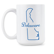Delaware Coffee Mug State of Delaware Mugs Delaware Pride Gift Cup Small Wonder