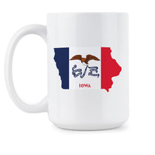 Iowa Coffee Mug State of Iowa Mugs Iowa Pride Gift Cup Hawkeye State