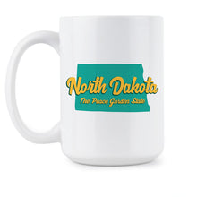 North Dakota Coffee Mug State of North Dakota Mugs North Dakota Pride Gift Peace Garen State