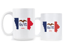 Iowa Coffee Mug State of Iowa Mugs Iowa Pride Gift Cup Hawkeye State