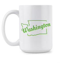 Washington Coffee Mug State of Washington Mugs Washington State Pride Gift The Evergreen State