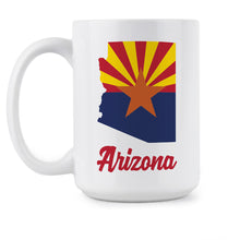Arizona Coffee Mug State of Arizona Mugs Arizona Pride Gift Cup Grand Canyon Copper