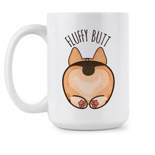 Welsh Corgi Coffee Mug Fluffy Butt Corgi Mugs Cute Corgi Lover Cup