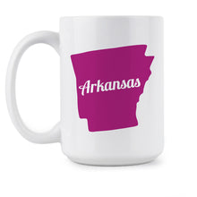 Arkansas Coffee Mug State of Arkansas Mugs Razorback Pride Gift Cup Natural State